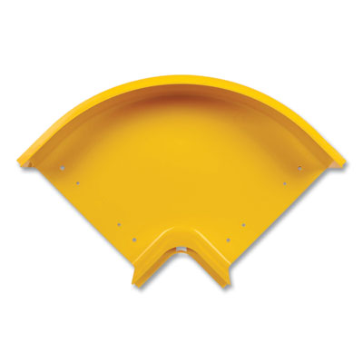 Tripp Lite Toolless Horizontal 90 Degree Elbow for Fiber Routing System, 10", Yellow, Ships in 7-10 Business Days (SRFC10ELBOW)