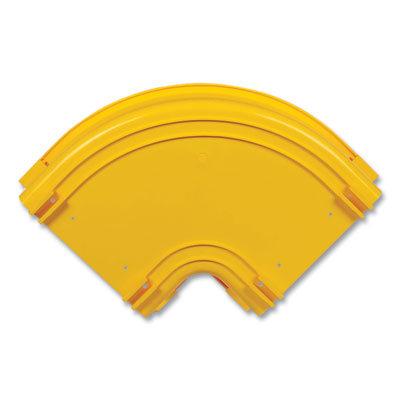 Tripp Lite Toolless Horizontal 90 Degree Elbow for Fiber Routing System, 10", Yellow, Ships in 7-10 Business Days (SRFC10ELBOW)