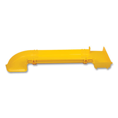Tripp Lite Toolless Horizontal Four-Way Junction for Fiber Routing System, 10", Yellow, Ships in 7-10 Business Days (SRFC10JUNT4)