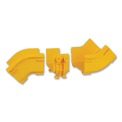 Tripp Lite Toolless 45 Degree Up/Down Ramp Kit for Fiber Routing System, 10", Yellow, Ships in 7-10 Business Days (TRPSRFC10RAMP)