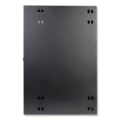 Tripp Lite SmartRack Low-Profile Patch-Depth Wall-Mount Half-Height Rack Enclosure, 18U, 200 lb Capacity, BK, Ships in 7-10 Bus Days (TRPSRW18US13)