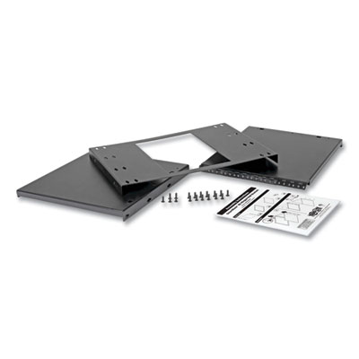 Tripp Lite Wall-Mount Bracket for Small Switches and Patch Panels, 8U, 35 lbs Capacity, Black, Ships in 7-10 Business Days (SRWO8UBRKT)