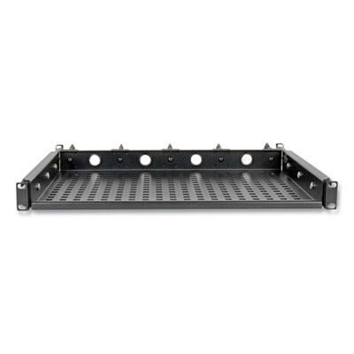 Tripp Lite SmartRack Cantilevered Steel Rack Shelf, 1U, 50 lbs Capacity, Black, Ships in 7-10 Business Days (SRWSHELF4P1U)