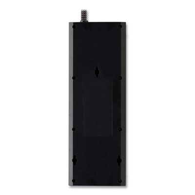 Tripp Lite Eight-Outlet Surge Protector, 8 AC Outlets, 8 ft Cord, 2,100 J, Black/Silver, Ships in 7-10 Business Days (TLM88USBC)