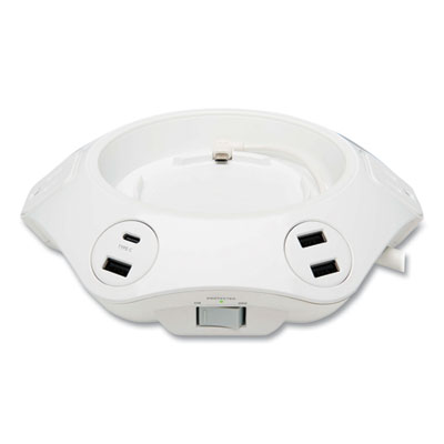Tripp Lite Conference Power Surge Protector, 4 AC Outlets, 8 ft Cord, 1,080 J, Gray, Ships in 7-10 Business Days (TLP48USBCUFO)