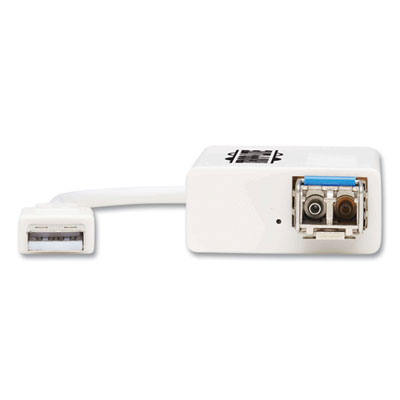 Tripp Lite USB 2.0 to LC Multimode Fiber Optic Ethernet Adapter, White, Ships in 7-10 Business Days (U236MMFLC)