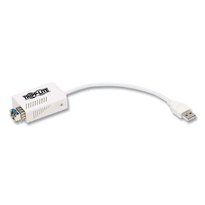 Tripp Lite USB 2.0 to LC Multimode Fiber Optic Ethernet Adapter, White, Ships in 7-10 Business Days (U236MMFLC)