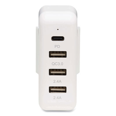 Tripp Lite Portable Power Expansion Hub for Apple USB-C Power Adapter, White, Ships in 7-10 Business Days (TRPU280A04A3C1)