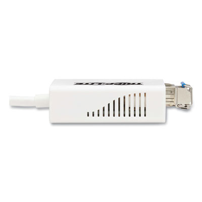 Tripp Lite USB 3.0 to LC Multimode Fiber Optic Transceiver Ethernet Adapter, White, Ships in 7-10 Business Days (U336MMF1GLC)