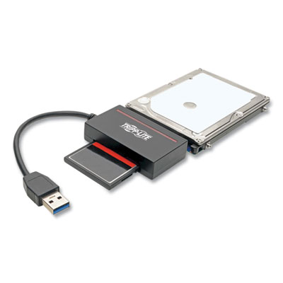 Tripp Lite CFast 2.0 Card Reader and SATA III Adapter, 5 Gbps, USB 2.0, Ships in 7-10 Business Days (TRPU338CFSATA5G)