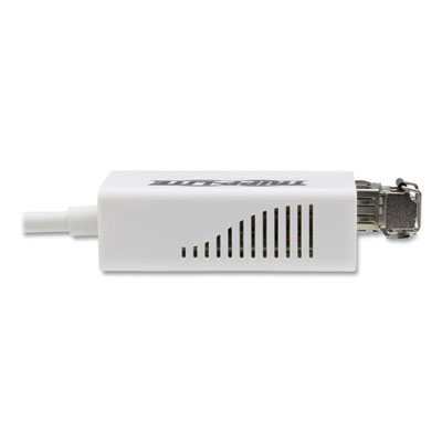 Tripp Lite USB-C 3.1 to LC Singlemode Fiber Optic Transceiver Gigabit Ethernet Adapter, White, Ships in 7-10 Business Days (U436SMF1GLC)