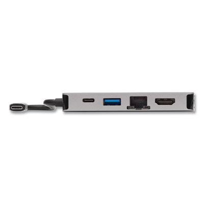Tripp Lite USB-C HDMI Dual Display Dock, HDMI/RJ45/USB-A 3.0/USB-A 3.0 BC 1.2/USB-C PD Data/Charging/VGA, GY, Ships in 7-10 Bus Days (TRPU442DOCK6GY)