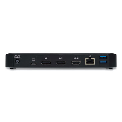 Tripp Lite USB-C HDMI and DisplayPort Triple Display Dock, 3.5mm/DisplayPort/HDMI/RJ45/USB-A/USB-C PD Charging,BK,Ships in 7-10 Bus Days (U442DOCK8B)