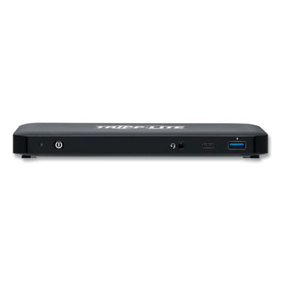 Tripp Lite USB-C HDMI and DisplayPort Triple Display Dock, 3.5mm/DisplayPort/HDMI/RJ45/USB-A/USB-C PD Charging,BK,Ships in 7-10 Bus Days (U442DOCK8B)