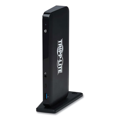 Tripp Lite USB-C HDMI and DisplayPort Triple Display Dock, 3.5mm/DisplayPort/HDMI/RJ45/USB-A/USB-C PD Charging,BK,Ships in 7-10 Bus Days (U442DOCK8B)
