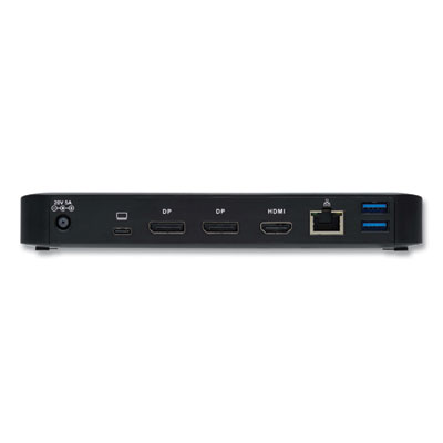 Tripp Lite USB-C HDMI and DisplayPort Triple Display Dock, 3.5mm/DisplayPort/HDMI/RJ45/USB-A/USB-C PD Charging,BK,Ships in 7-10 Bus Days (U442DOCK8B)