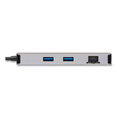 Tripp Lite USB-C UHD Dual Display Dock, HDMI/Micro SD/RJ45/SD/USB-A/USB-C PD Charging, Black/Gray, Ships in 7-10 Business Days (TRPU442DOCK8GGG)
