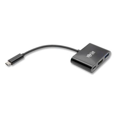 Tripp Lite USB-C to HDMI 4K Adapter, HDMI, Black, Ships in 7-10 Business Days (TRPU44406NH4UBC)