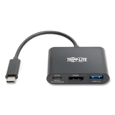 Tripp Lite USB-C to HDMI 4K Adapter, HDMI, Black, Ships in 7-10 Business Days (TRPU44406NH4UBC)