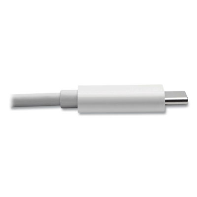 Tripp Lite USB-C DisplayPort and VGA with MST Triple Display Adapter, DisplayPort/HDMI/VGA/SVGA, White, Ships in 7-10 Business Days (U44406NHVDPW)