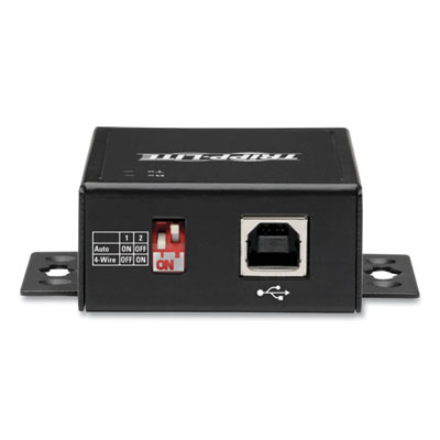 Tripp Lite RS-422/RS-485 USB to Serial FTDI Adapter with COM Retention, DB9 (Male)/USB-B (Female), Black, Ships in 7-10 Business Days (U208001IND)