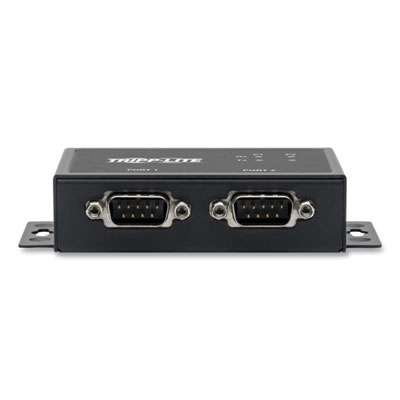 Tripp Lite RS-422/RS-485 USB to Serial FTDI Adapter with COM Retention, Two DB9 (M)/USB-B (F), Black, Ships in 7-10 Business Days (TRPU208002IND)