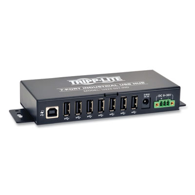 Tripp Lite Industrial-Grade USB 2.0 Hub, 7 Ports, Black, Ships in 7-10 Business Days (U223007IND)