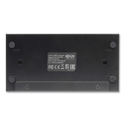 Tripp Lite Industrial-Grade USB 3.0 SuperSpeed Hub, 4 Ports, Black, Ships in 7-10 Business Days (U360004IND)