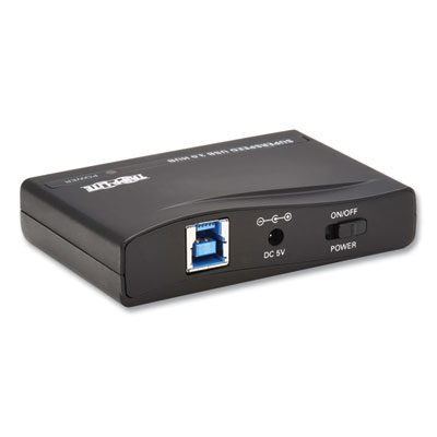 Tripp Lite USB-A Mini Hub, 4 Ports, Black, Ships in 7-10 Business Days (U360004RINT)