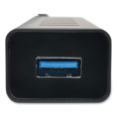Tripp Lite USB-A Mini Hub with International Plug Adapters and Aluminum Housing, 7 Ports, Black, Ships in 7-10 Business Days (U360007ALINT)