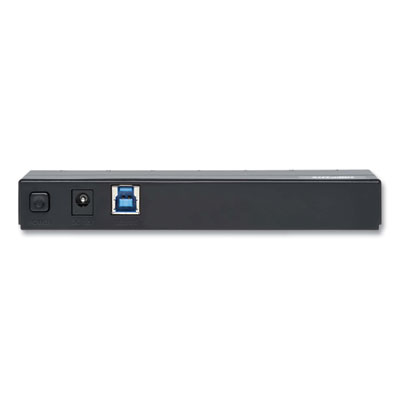 Tripp Lite USB-A Mini Hub with International Plug Adapters, 7 Ports, Black, Ships in 7-10 Business Days (U360007INT)