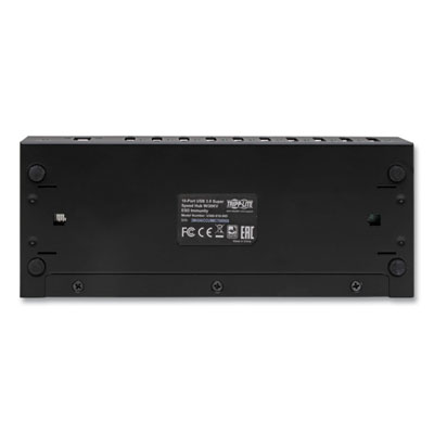 Tripp Lite Industrial-Grade USB 3.0 SuperSpeed Hub, 10 Ports, Black, Ships in 7-10 Business Days (TRPU360010IND)