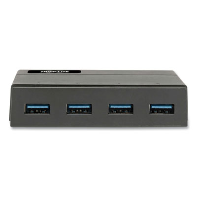 Tripp Lite USB 3.0 SuperSpeed Hub for Data and USB Charging, 4 Ports, Black, Ships in 7-10 Business Days (TRPU3600042F)