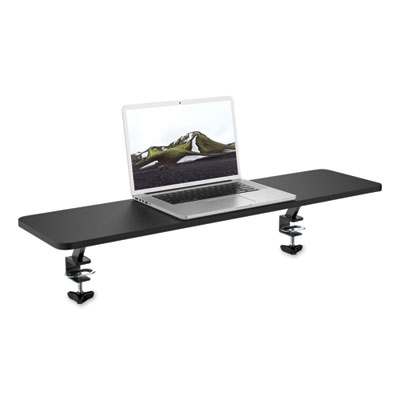 Tripp Lite Safe-IT Clamp-On Monitor Riser with Antimicrobial Protection, 10.2" x 0.6" x 39.4", BK, Supports 44lb, Ships in 7-10 Bus Days (TRPWWSSCOS40AM)