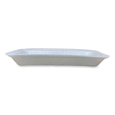 GEN Meat Trays, #4D, 9.47 x 7.12 x 1.32, White, 500/Carton (GEN4DWH)