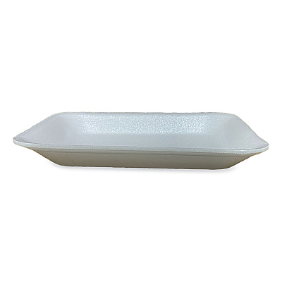 GEN Meat Trays, #8P, 10.8 x 8.82 x 1.5, White, 200/Carton (GEN8PWH)
