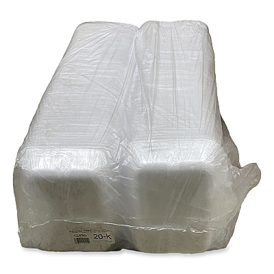 GEN Meat Trays, #20K, 12 x 8.7 x 2.45, White, 125/Carton (GEN20KWH)