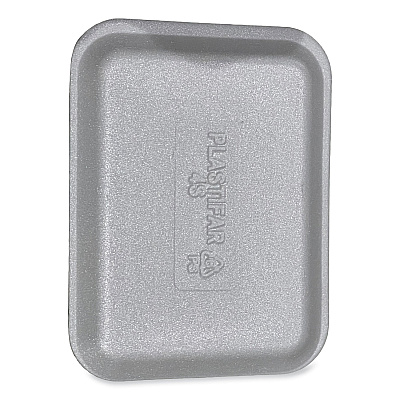 GEN Meat Trays, #4S, 9.5 x 7.25 x 0.5, White, 500/Carton (GEN4SWH)