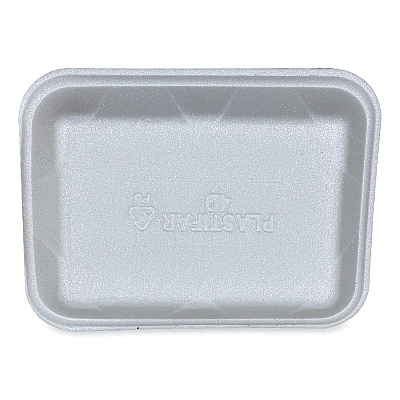 GEN Meat Trays, #4D, 9.47 x 7.12 x 1.32, White, 500/Carton (GEN4DWH)