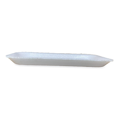 GEN Meat Trays, #2S, 8.5 x 6 x 0.7, White, 500/Carton (GEN2SWH)