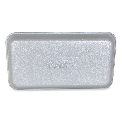 GEN Meat Trays, #1525, 14.5 x 8 x 0.75, White, 250/Carton (GEN1525WH)