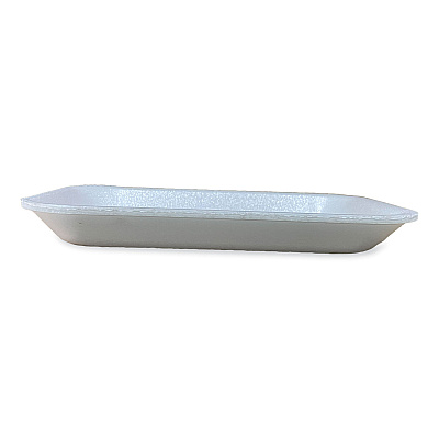 GEN Meat Trays, #2. 8.5 x 6.03 x 1.11, White, 500/Carton (GEN2WH)