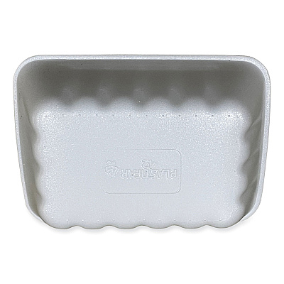 GEN Meat Trays, #42K, 8.75 x 6.32 x 2.25, White, 252/Carton (GEN42WH)