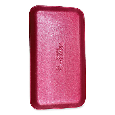 GEN Meat Trays, #1525, 14.5 x 8 x 0.75, Pink, 250/Carton (GEN1525PINK)