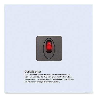 Adesso iMouse S50 Wireless Mini Mouse, 2.4 GHz Frequency/33 ft Wireless Range, Left/Right Hand Use, Black (ADEIMOUSES50B)