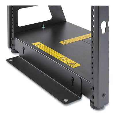 Tripp Lite SmartRack Heavy-Duty 2-Post Open Frame Rack, 12U, 350 lbs Capacity, Black, Ships in 7-10 Business Days (SR2POST12HD)