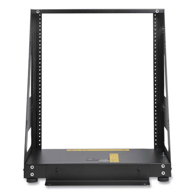 Tripp Lite SmartRack Heavy-Duty 2-Post Open Frame Rack, 12U, 350 lbs Capacity, Black, Ships in 7-10 Business Days (SR2POST12HD)