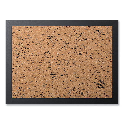 MasterVision Black/White Message Board Set: (1) Bulletin, (1) Bulletin/Chalk Planner, (1) Bulletin/Dry Erase, Assorted Sizes, Black Frames (BVCSOR033)