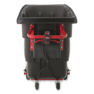 Rubbermaid Commercial Motorized Roto Tilt Truck, 101 gal, 850 lb Capacity, Plastic, Black (RCP2173519)