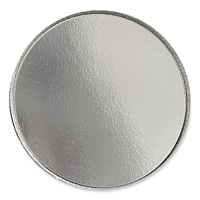 Boardwalk Round Aluminum To-Go Containers with Lid, 24 oz, 7" Diameter x 1.47"h, Silver 200/Carton (BWKROUND7COMBO)